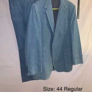 Old school blue suite